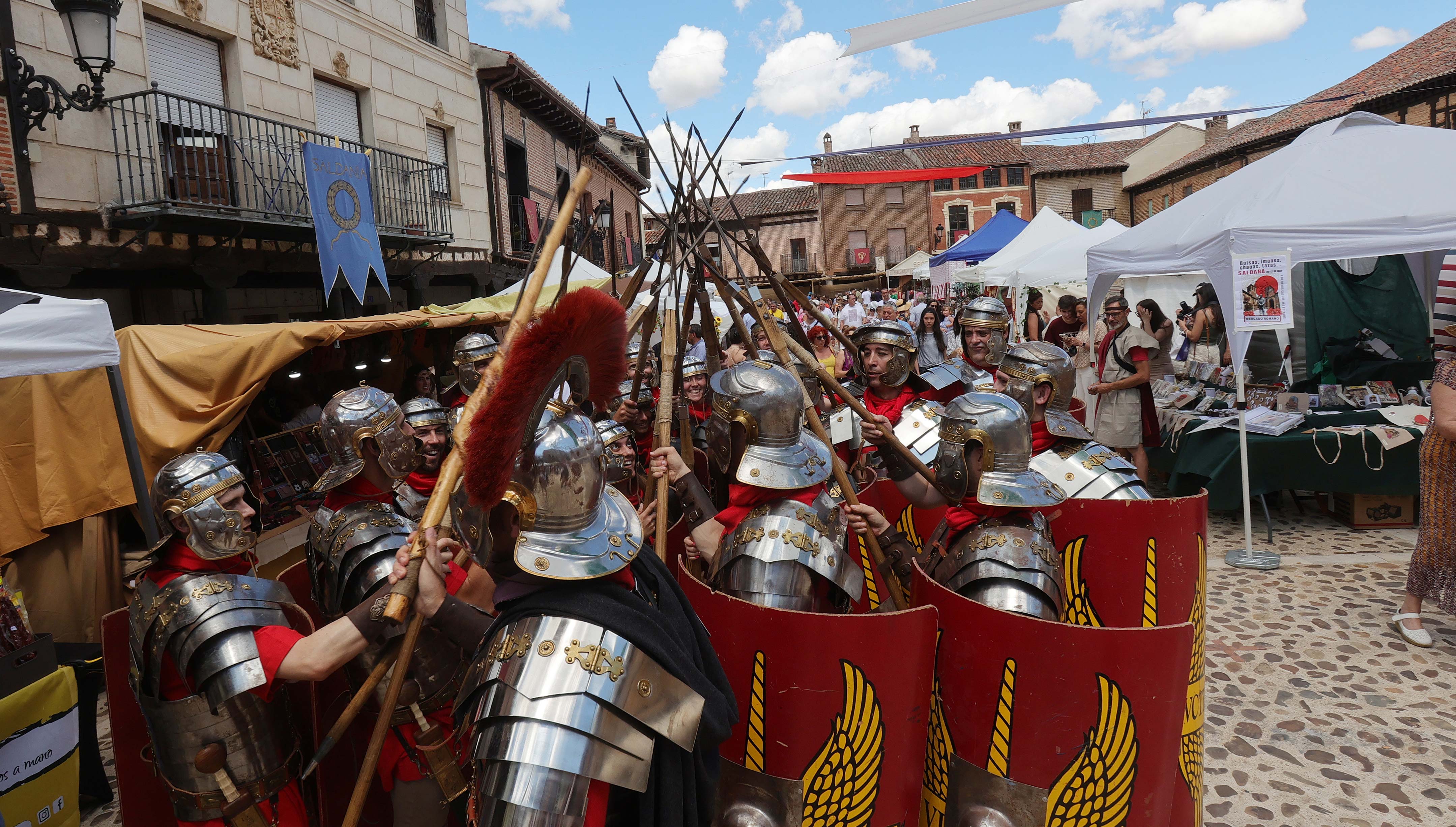 Mercado romano en Saldaña