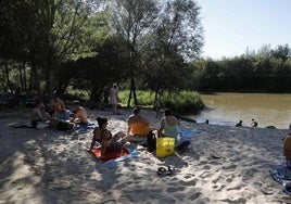 Playa de Quintanilla de Arriba en Valladolid.