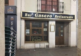 Fachada del restaurante tras cerrar en diciembre de 2023.