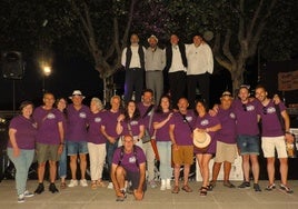 Foto de familia de la Asociación de Dulzainas de San Rafael, en el festival de este fin de semana.