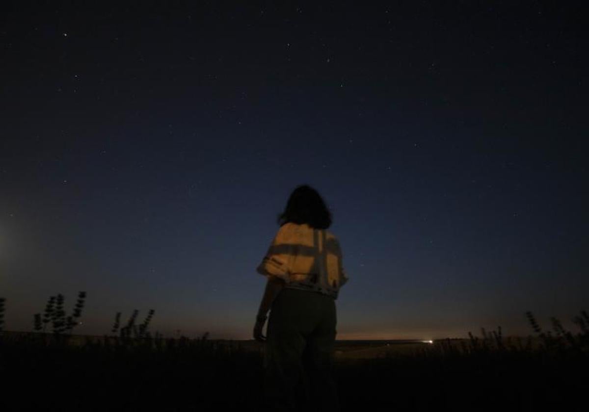 Lluvia de perseidas en Valladolid.