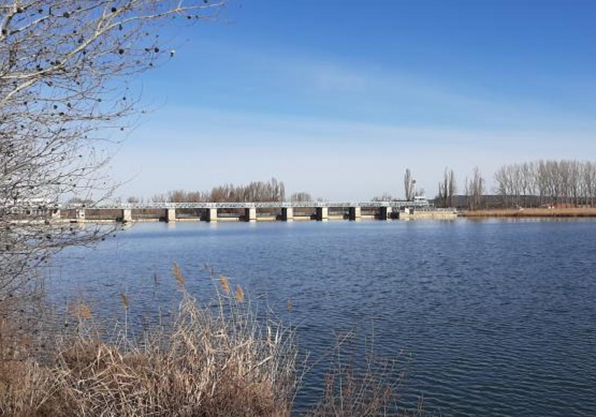 El embalse de San José, en Valladolid.