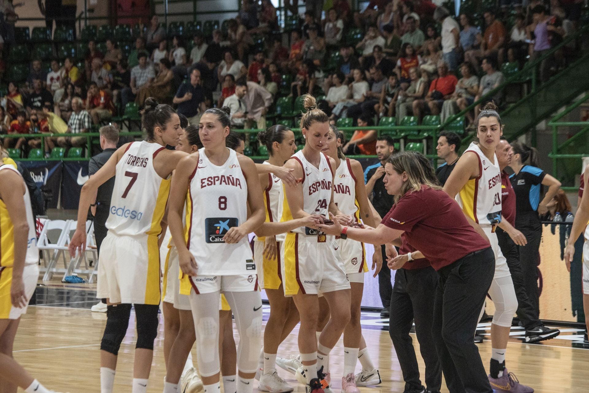 El partido de España contra Australia, en imágenes