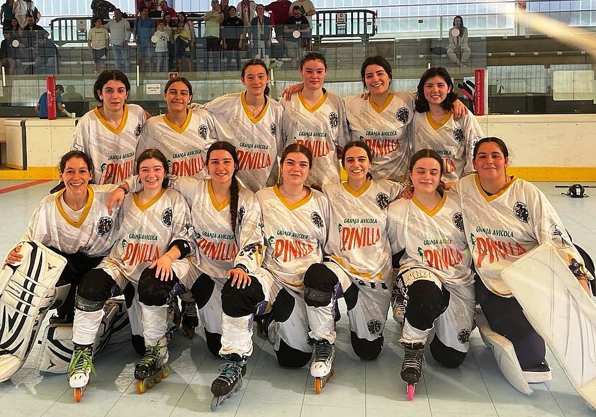 El equipo de hockey de Íscar Lobas-Granja Pinilla, encargadas del pregón de este año.