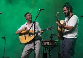 Imágenes del concierto de El Nido este miércoles en el patio del Colegio San José de Valladolid