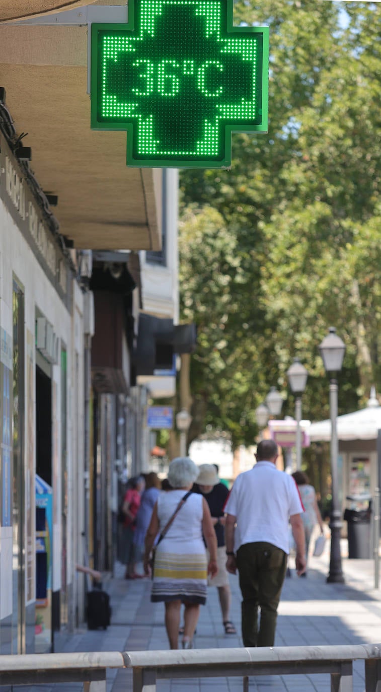 Los palentinos combaten el calor como pueden