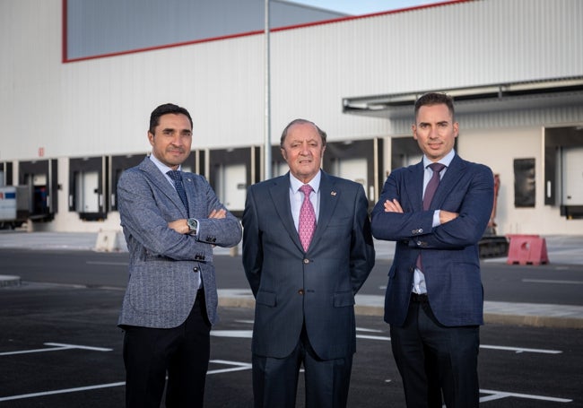 Javier Andrés (consejero delegado de Grupo Andrés), Eustaquio Andrés (presidente de Grupo Andrés) e Iván Andrés (consejero delegado de Grupo Andrés)