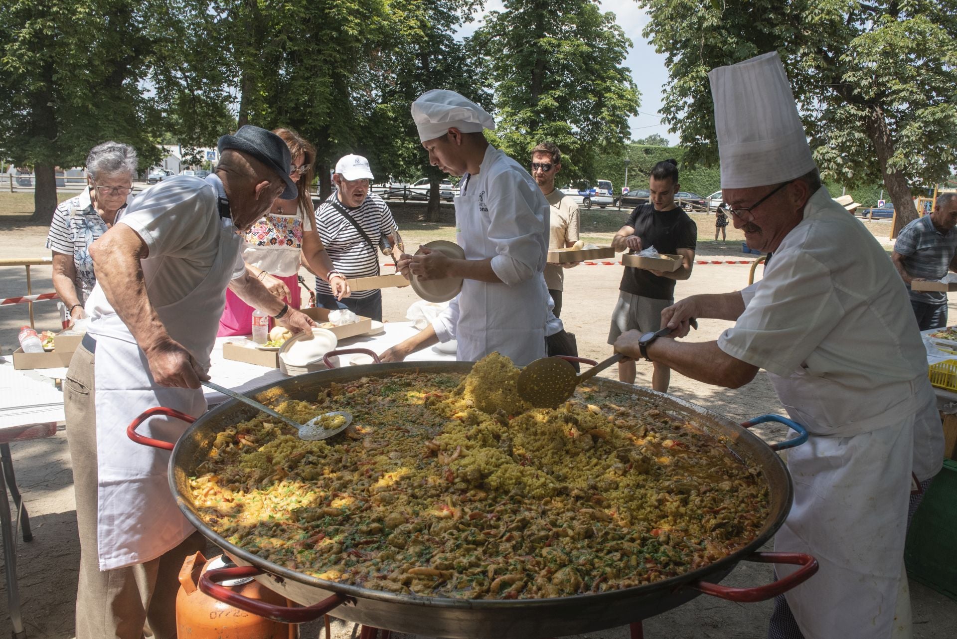 La paella popular de Apadefim, en imágenes