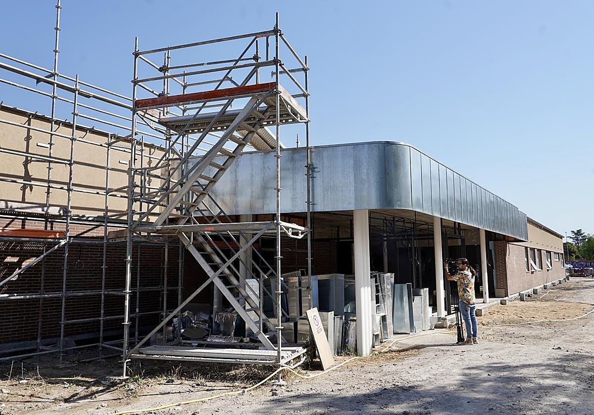 Obras del nuevo centro de salud de La Magdalena.