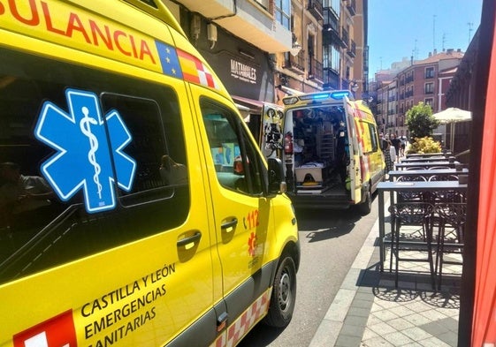 Una ambulancia medicalizada.