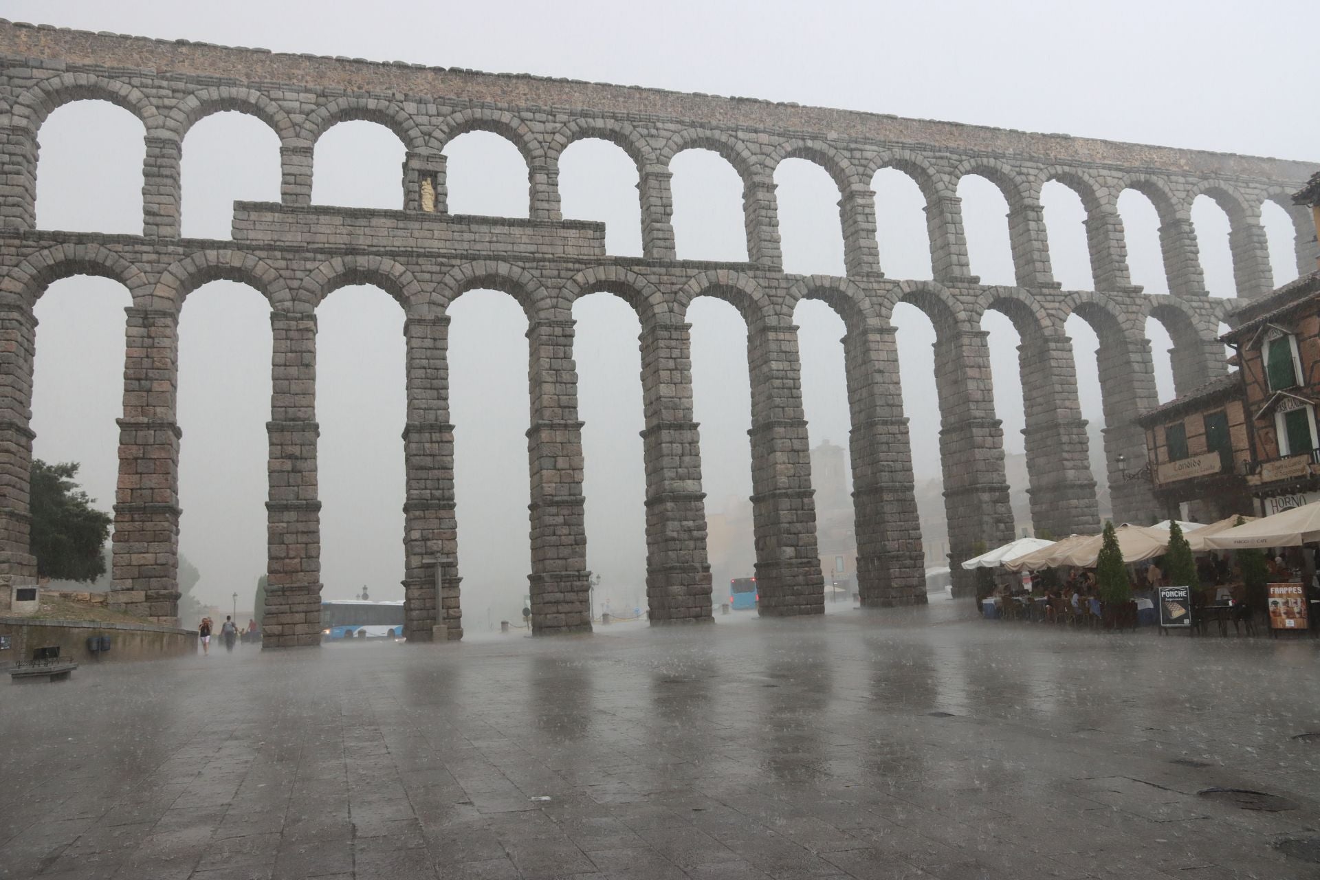 Fotografías de la intensa tormenta en Segovia