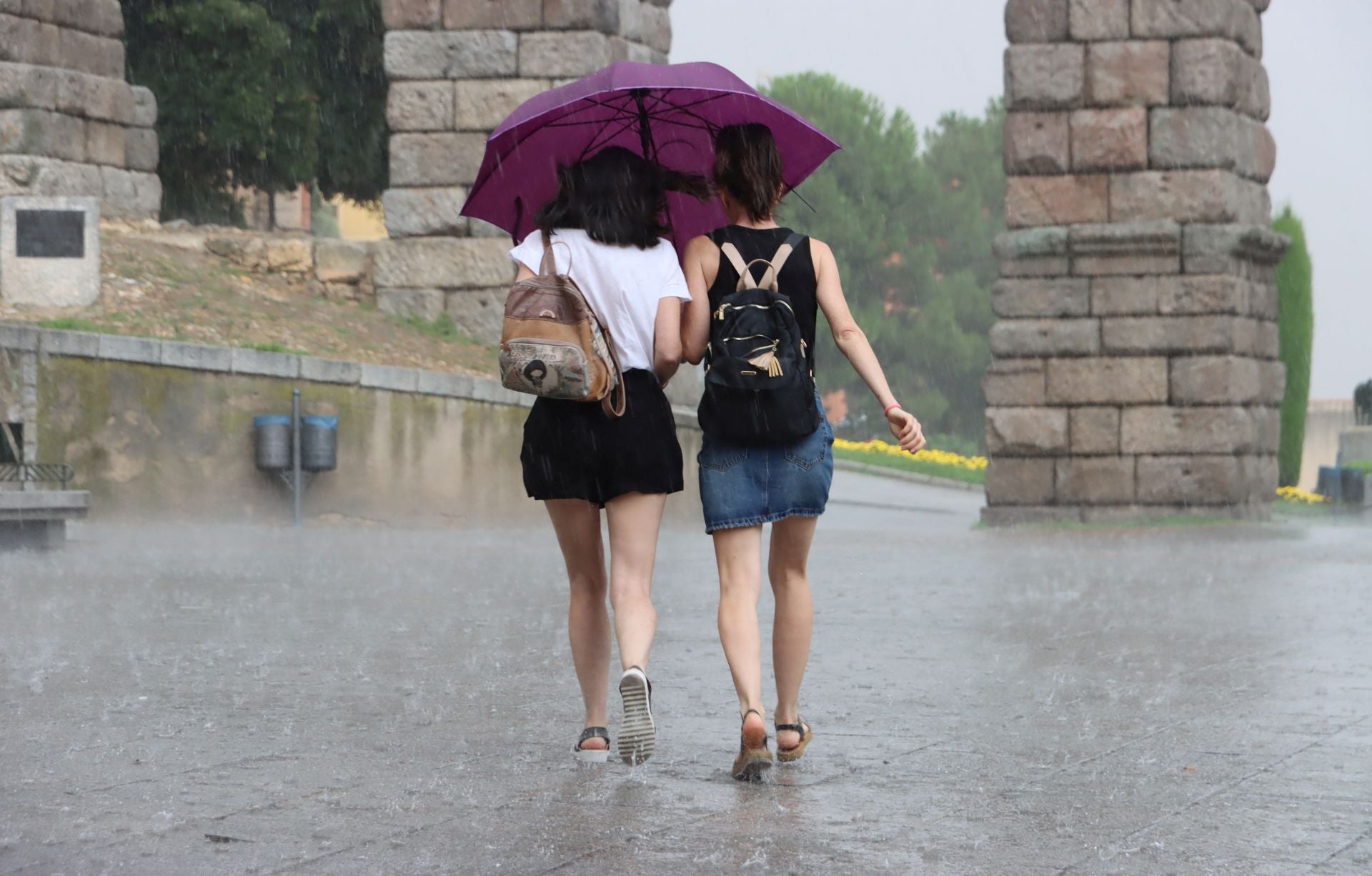 Fotografías de la intensa tormenta en Segovia