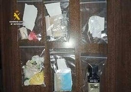 Drogas aprehendidas por la Guardia Civil.