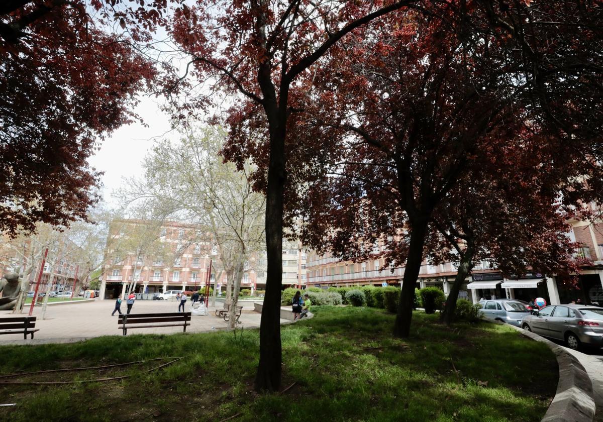 Imagen de archivo de la plaza de Las Batallas de Valladolid.