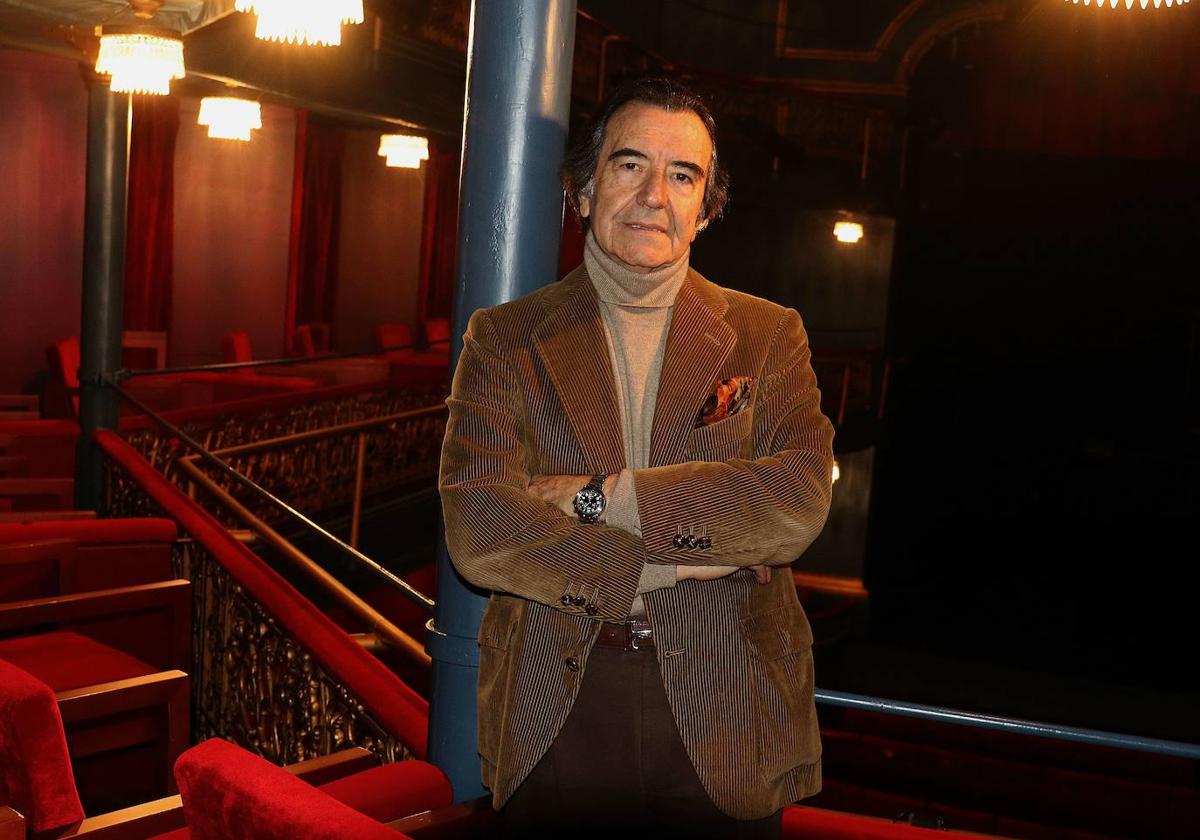 Enrique Cornejo, en el Teatro Zorrilla.