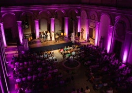 Concierto del Museg en el Alcázar de Segovia.