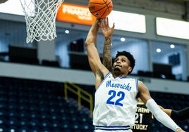 Shemar Wilson, en su etapa con la universidad Texas-Arlington Mavericks