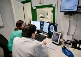 Unidad de Radiología del Hospital Clínico de Valladolid.