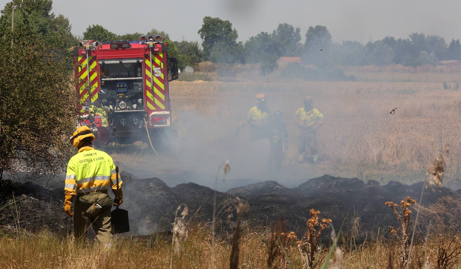 Incendio mortal en Palencia