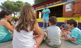 Cuentacuentos en el parque de la Carcavilla.