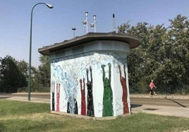 Imagen de archivo de un medidor de contaminación en Valladolid.