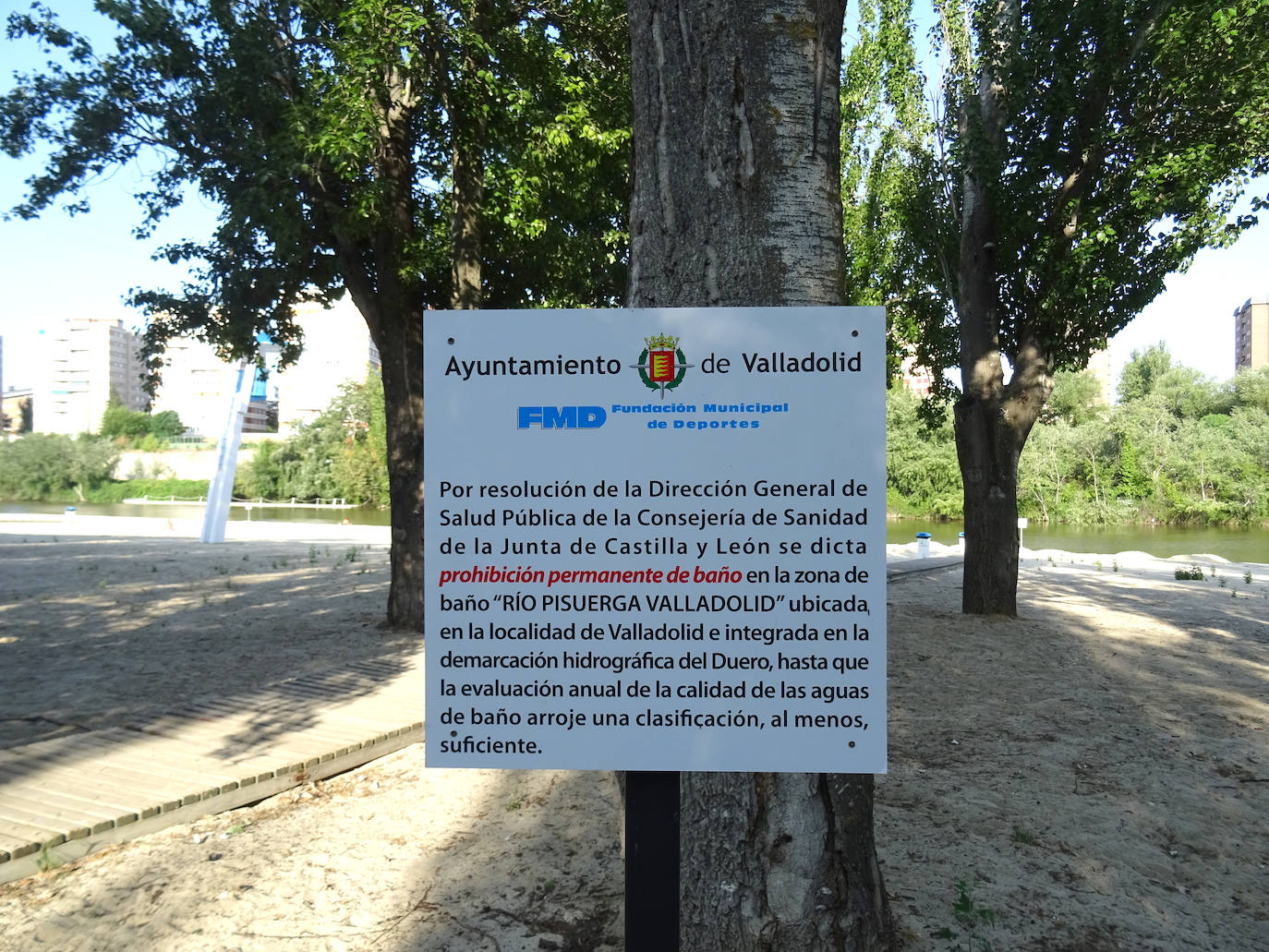 Estado de la playa de las Moreras antes del cambio de arena