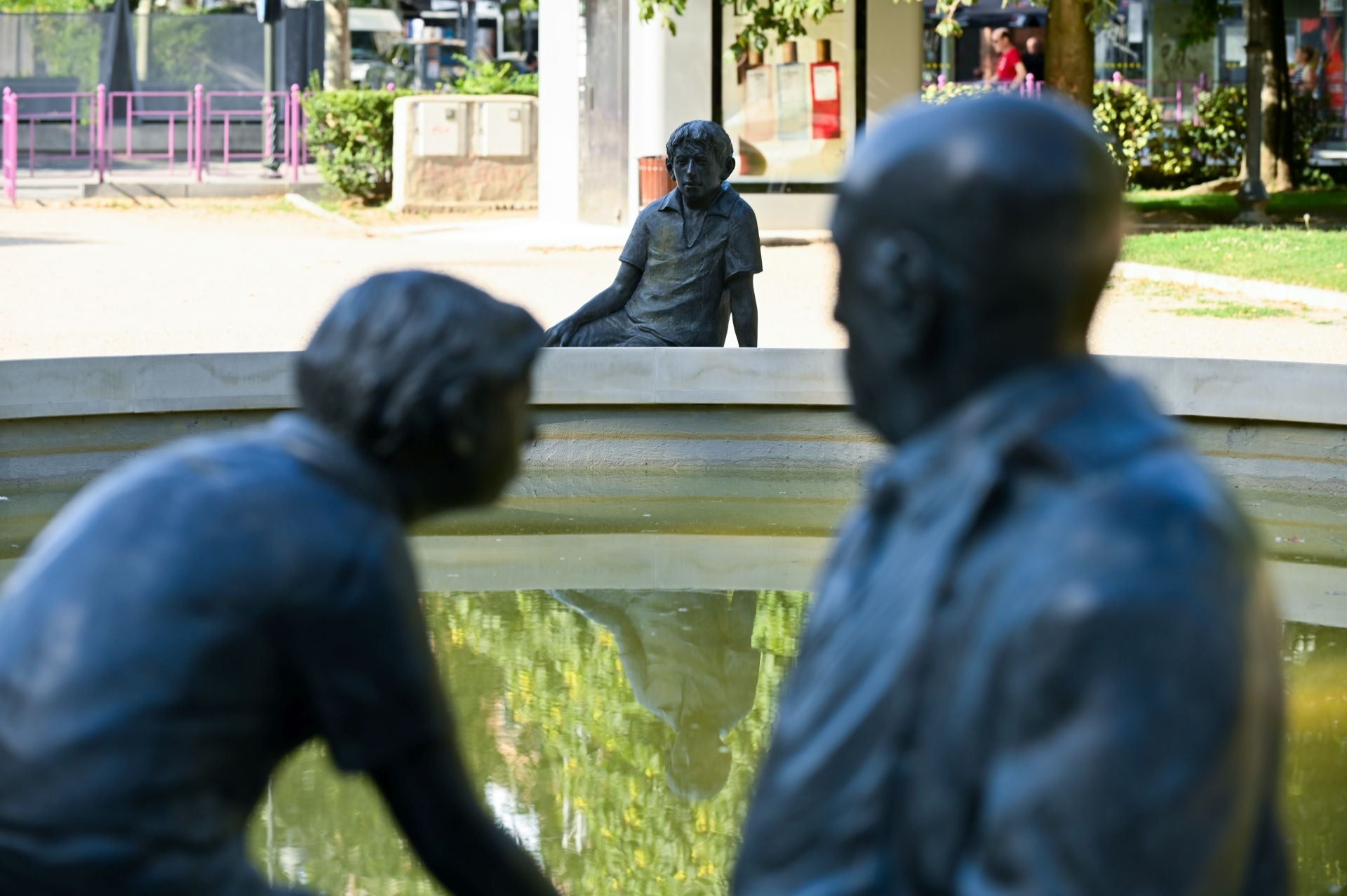 La plaza de Poniente de Valladolid, en imágenes