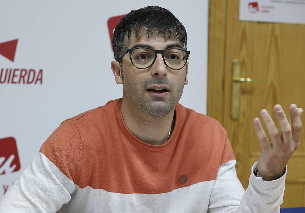 Rodrigo San Martín, portavoz del grupo municipal de Izquierda Unida.