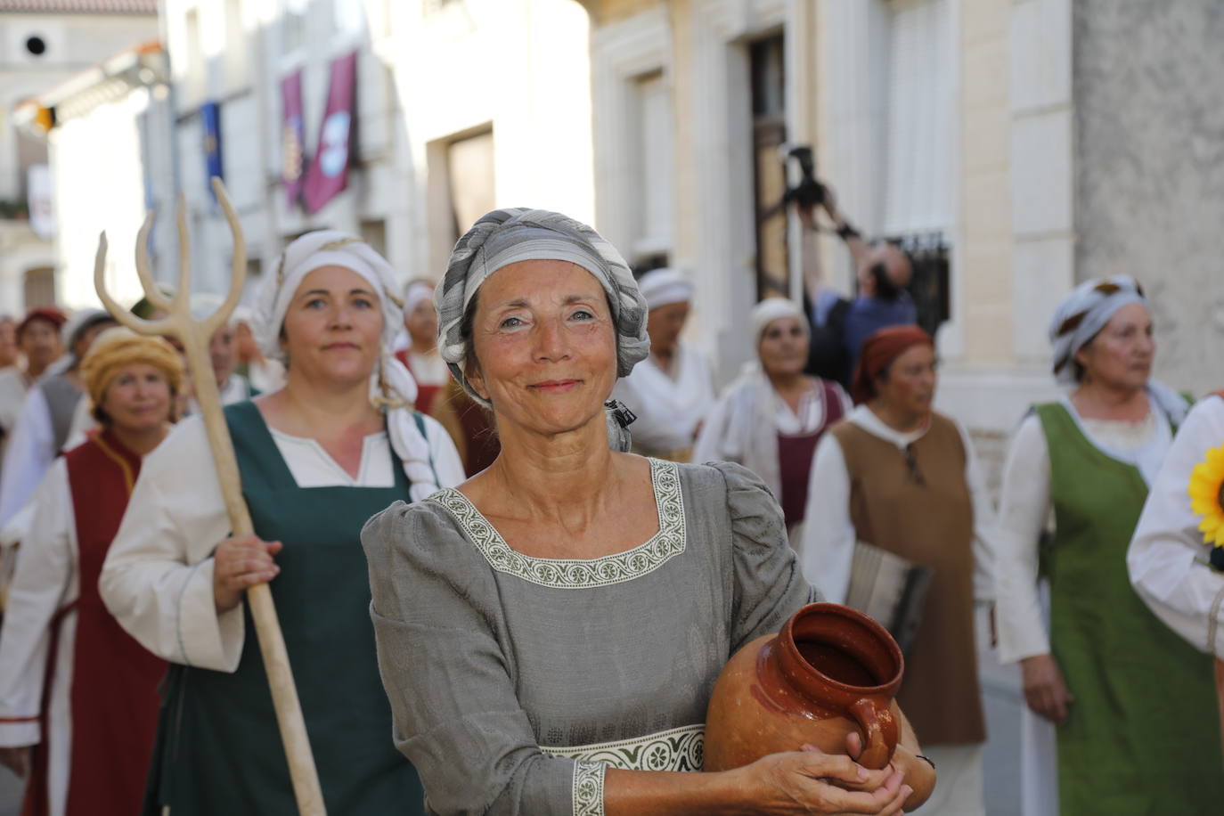 Las imágenes de la recreación de la historia de Campaspero a través de sus vecinos