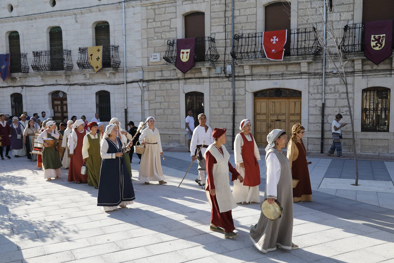 Las imágenes de la recreación de la historia de Campaspero a través de sus vecinos