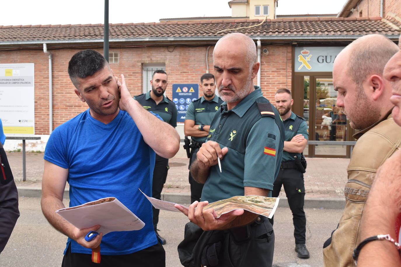 Así transcurre la búsqueda del vecino de Aguilar