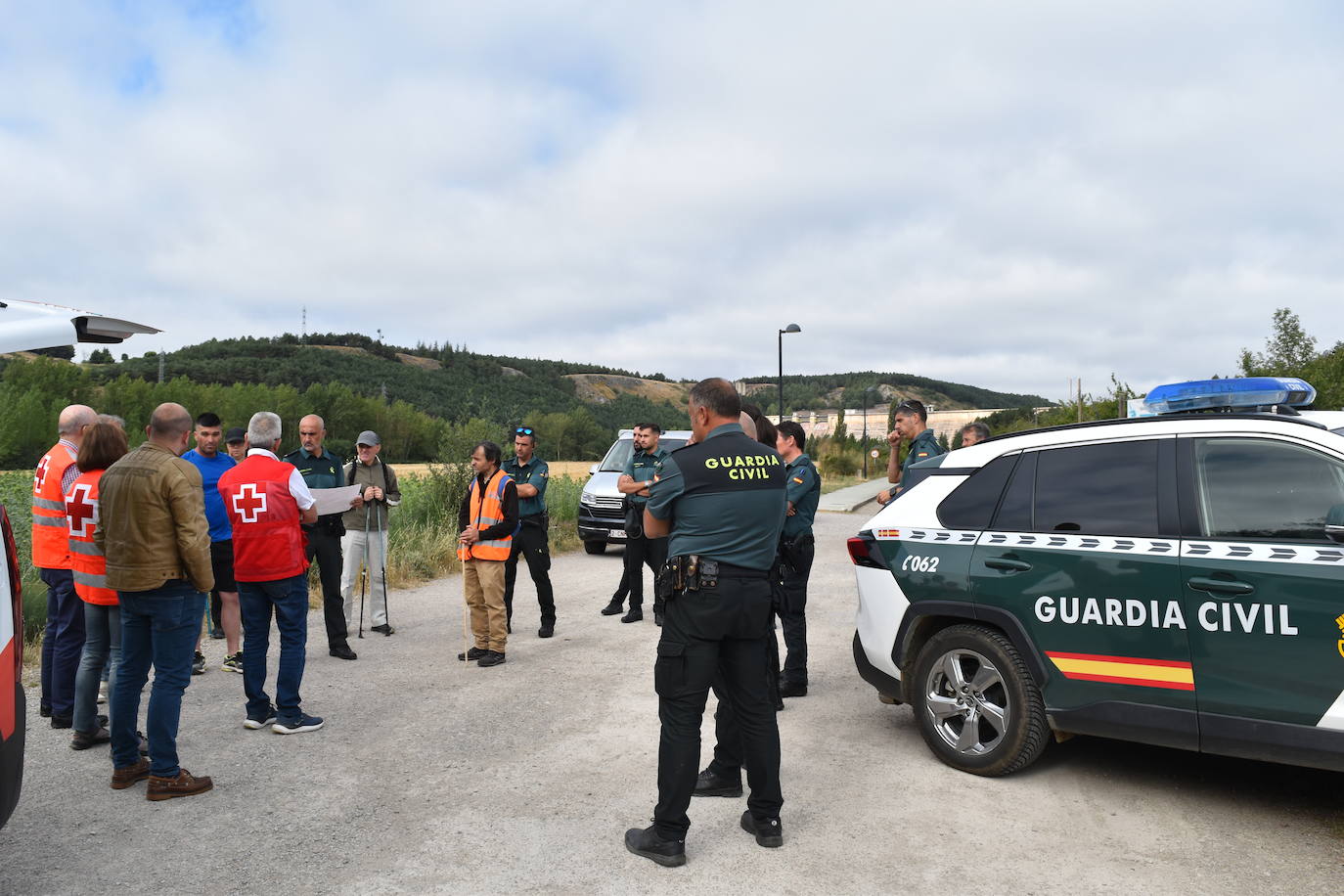 Así transcurre la búsqueda del vecino de Aguilar