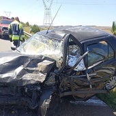 Una mujer fallecida y dos heridos graves, en un accidente en Aguilar