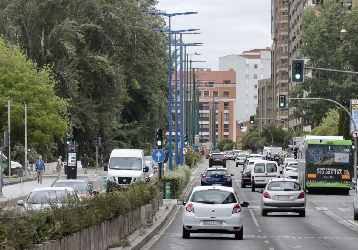 Carril que permanecerá afectado por los cortes.