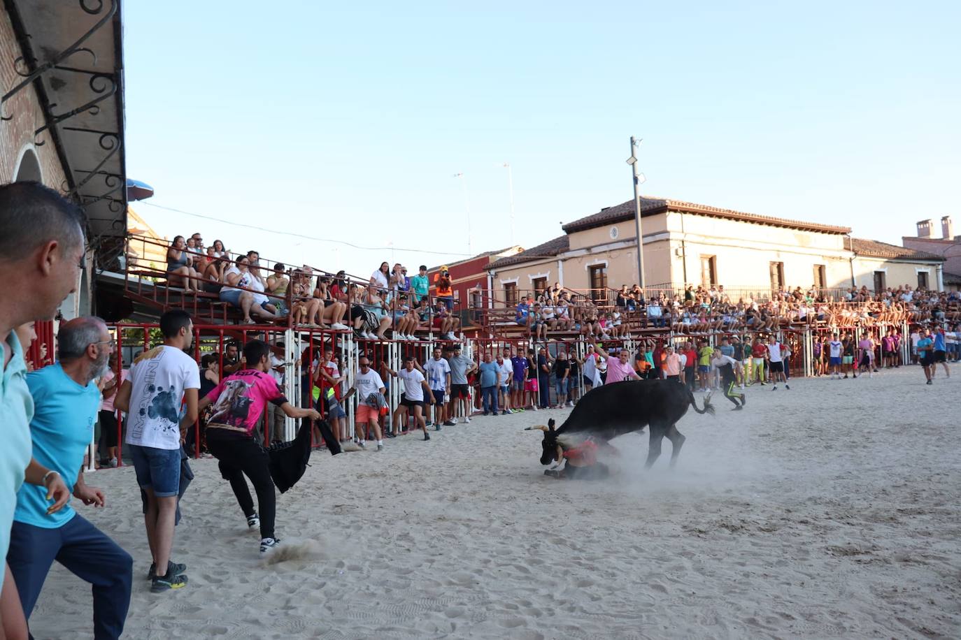 Un herido leve en el último festejo taurino de las fiestas de La Seca