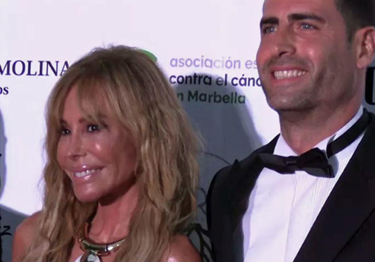 Lara Dibildos y Carlos Maturana en la Gala Contra el Cáncer celebrada en Marbella.