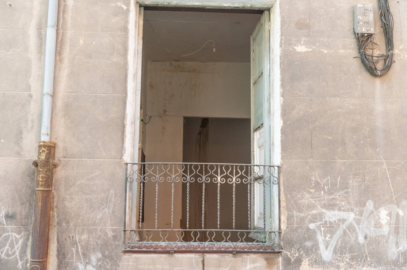 Vivienda okupada en la calle Asunción