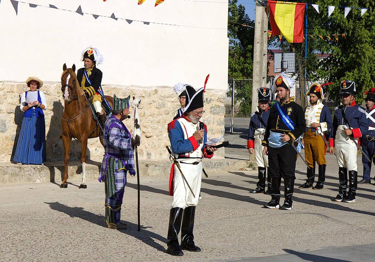 Las tropas de Napoleón queman la virgen del Rosario de Autilla del Pino