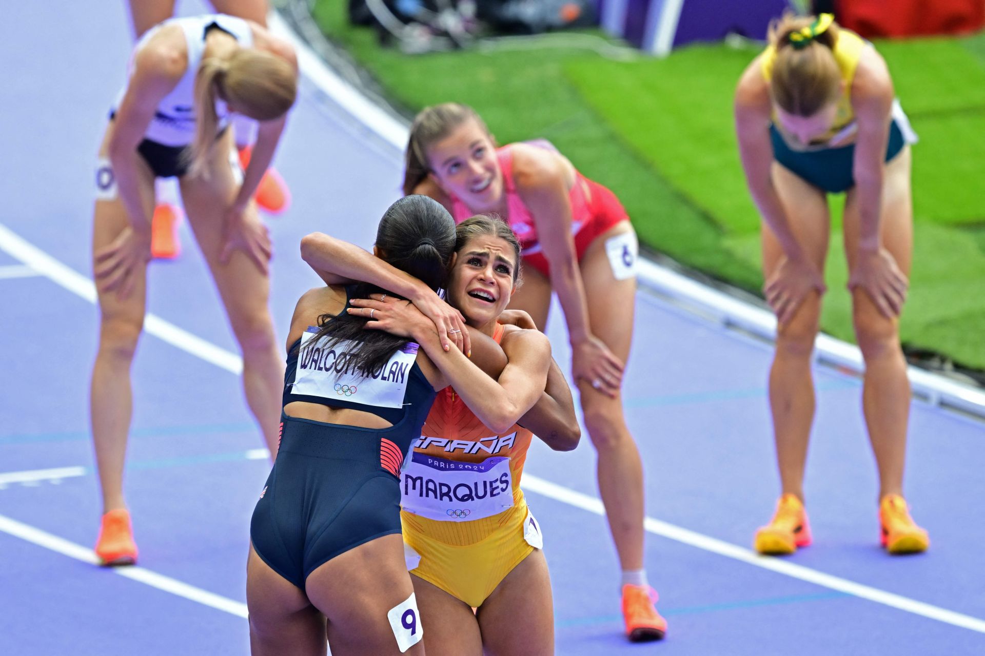 Fotografías de la clasificación de Águeda Marqués a las semis de los Juegos