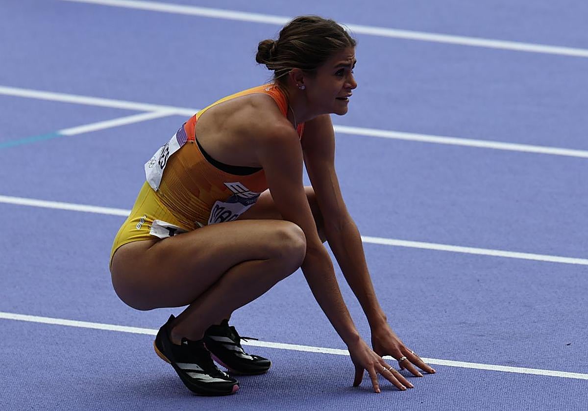 Águeda Marqués, tras lograr la clasificación para las semifinales.