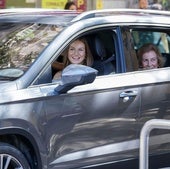 La Princesa Leonor comete una infracción en su primera vez al volante en público