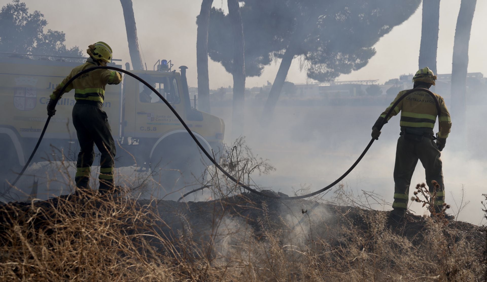 El nuevo incendio en Pinar de Jalón, en imágenes