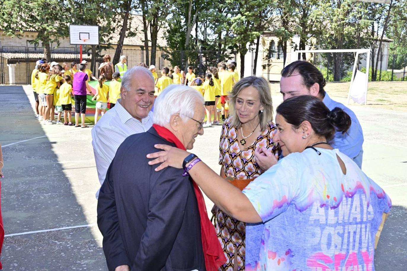 La visita del Padre Ángel a Astudillo