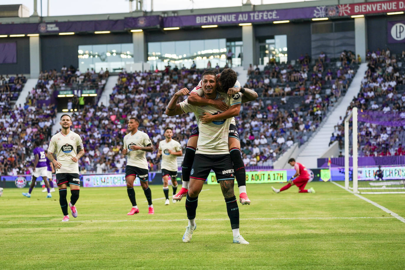 La victoria del Real Valladolid ante el Toulouse FC, en imágenes