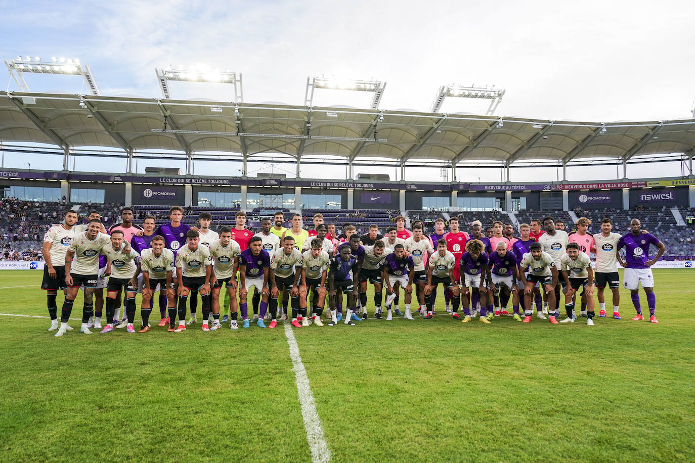 La victoria del Real Valladolid ante el Toulouse FC, en imágenes