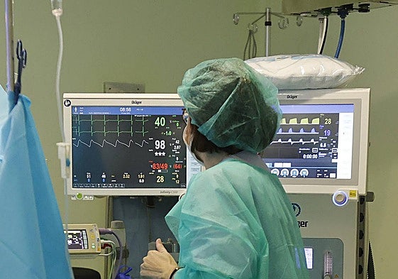 Interior de un quirófano en el Hospital Río Carrión.