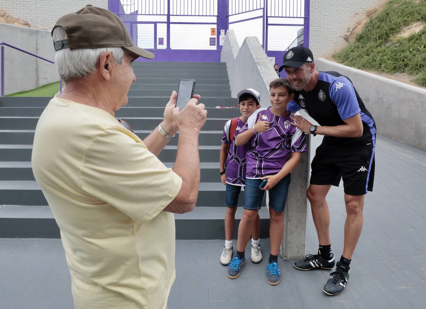 Imágenes del entrenamiento del Real Valladolid