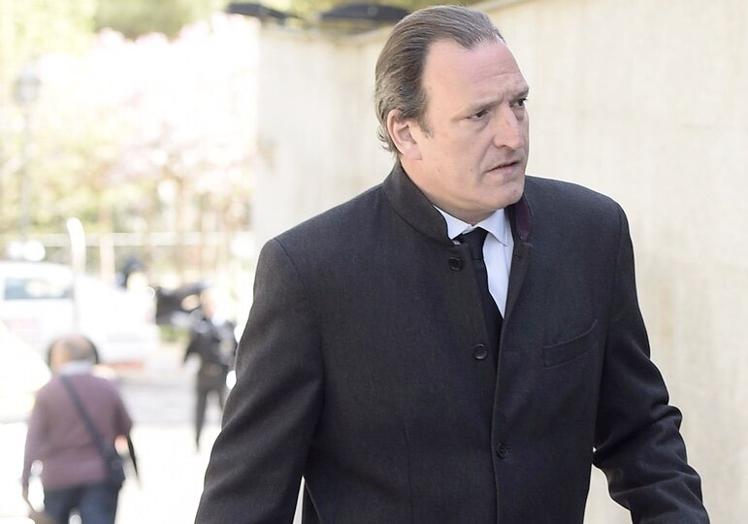 Juan Gómez-Acebo, en el funeral de Kardam de Bulgaria.
