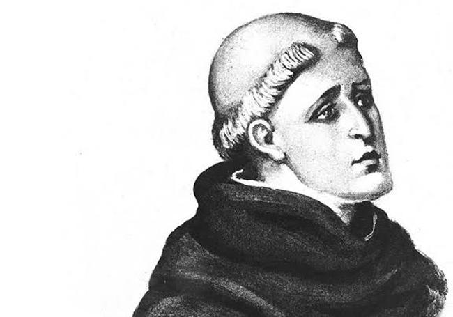 Tomás de Torquemada, en una pintura atribuida a Miguel Zittoz.