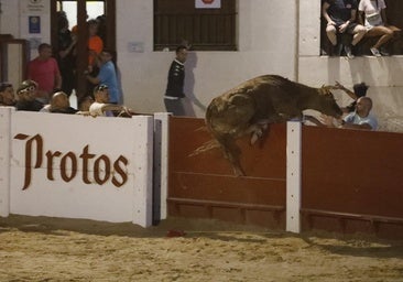 Dos sustos para una gran capea vespertina en Peñafiel